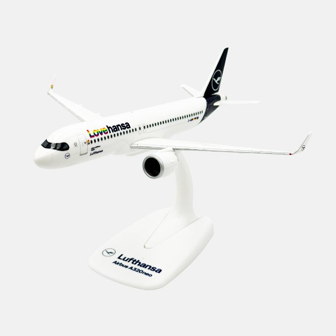 Airbus A320neo Lufthansa Lovehansa 1:200 Herpa