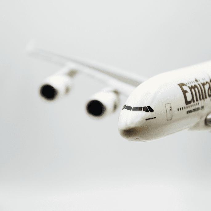 Airbus A380-800 Emirates 1:250 Herpa