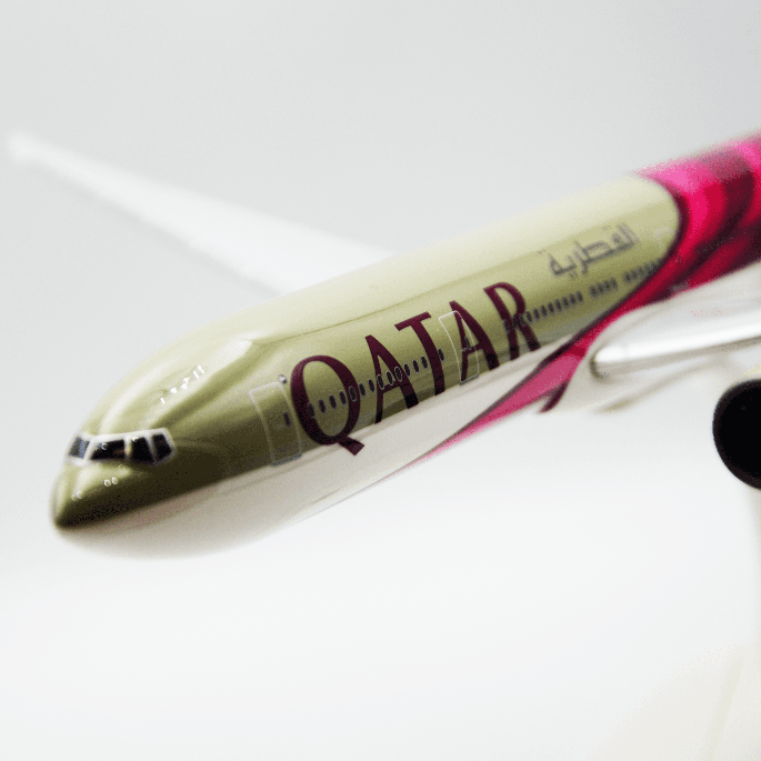 Boeing B777-300ER Qatar World Cup 2022 1:200 PPC