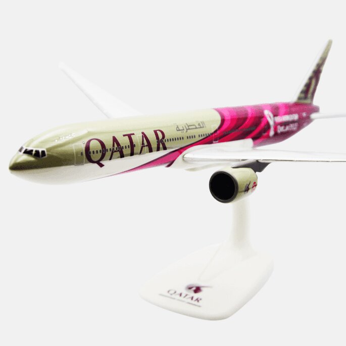 Boeing B777-300ER Qatar World Cup 2022 1:200 PPC