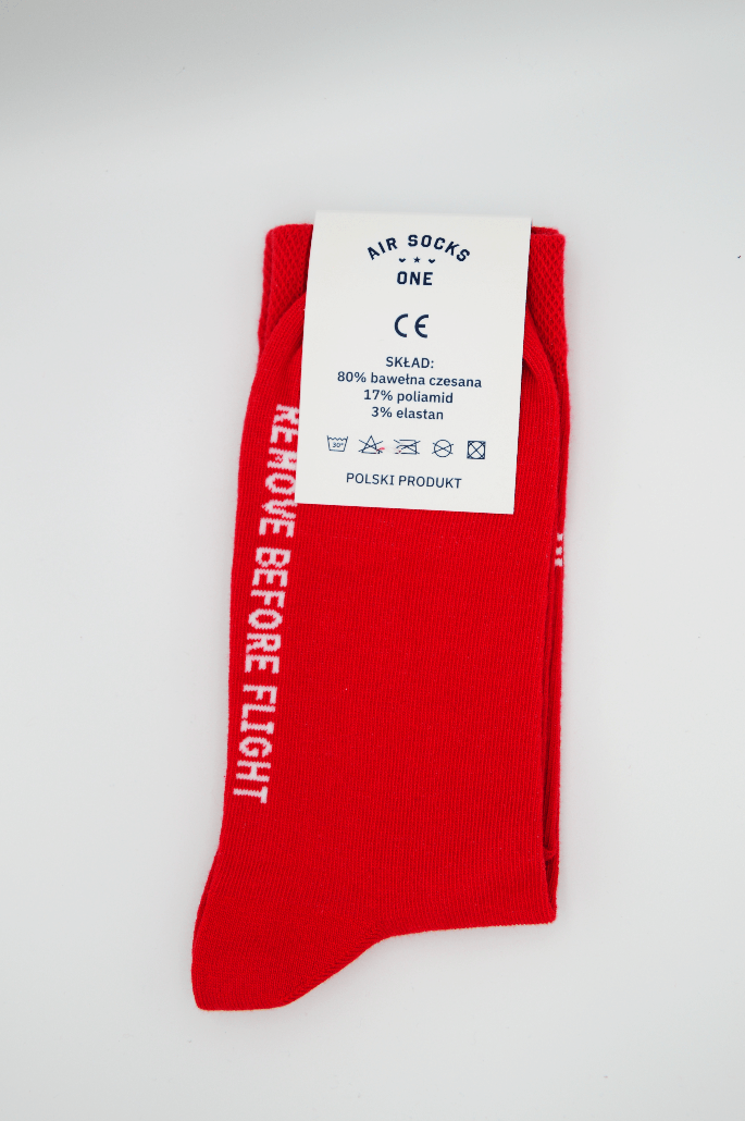 Skarpetki Remove Before Flight AirSocksOne