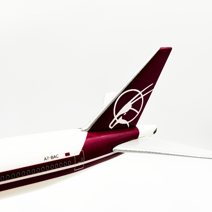 Boeing B777-300ER Qatar retro 1:200 PPC