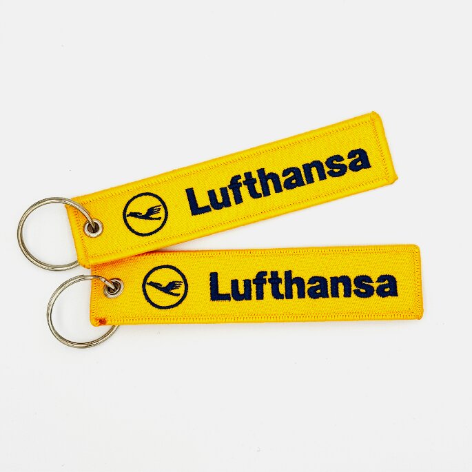 Zawieszka Lufthansa żółta
