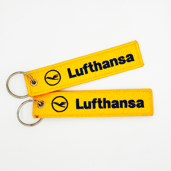 Zawieszka Lufthansa żółta
